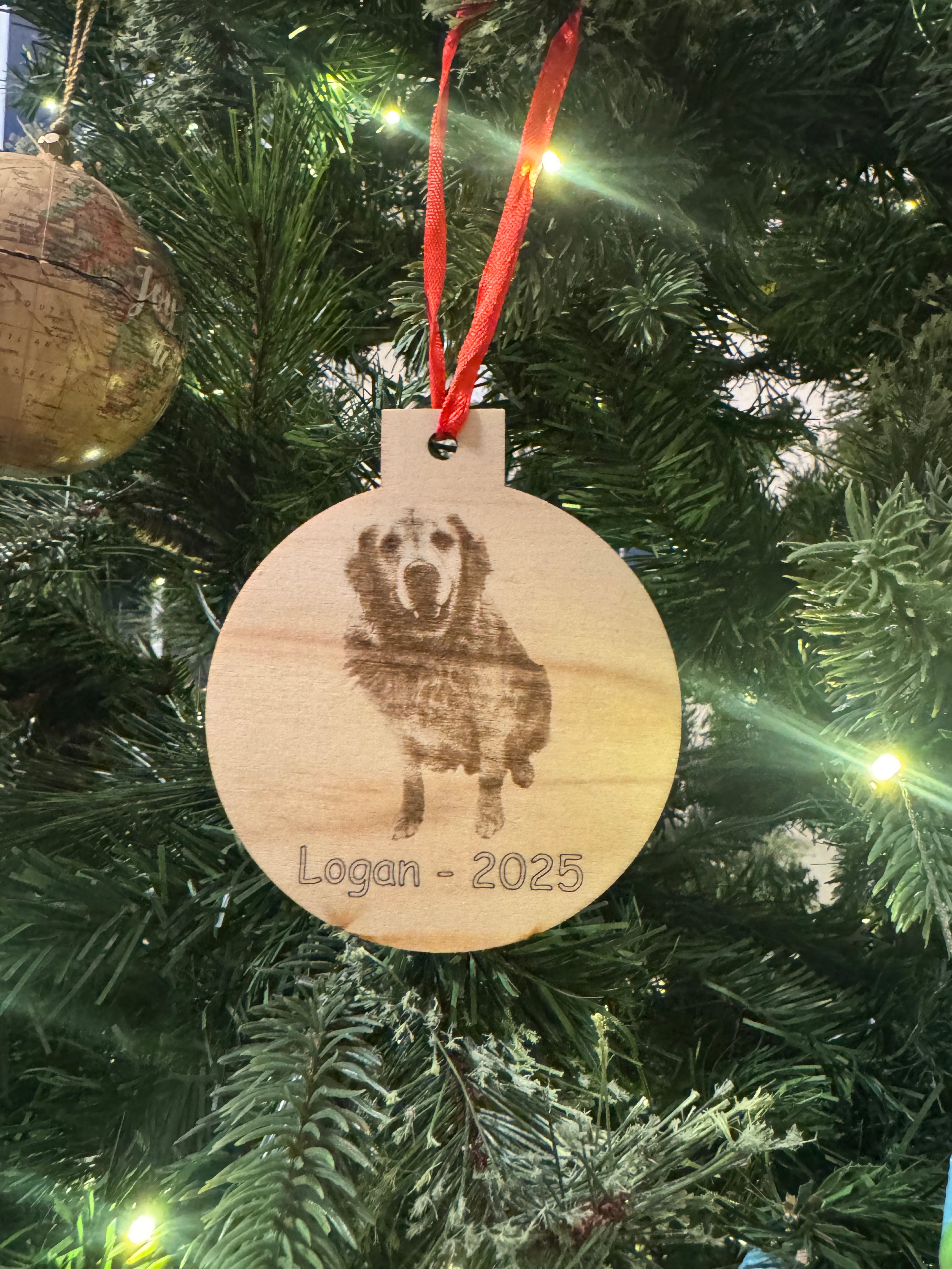 🎄 CUSTOM WOOD ORNAMENTS — Turn Your Photos Into a Lasting Keepsake!